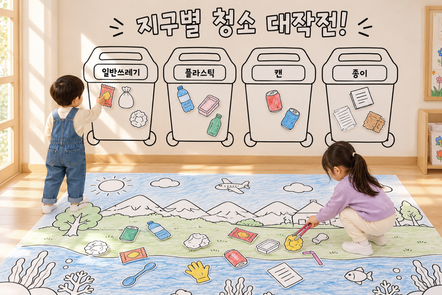 흑백에서 피어나는 놀이